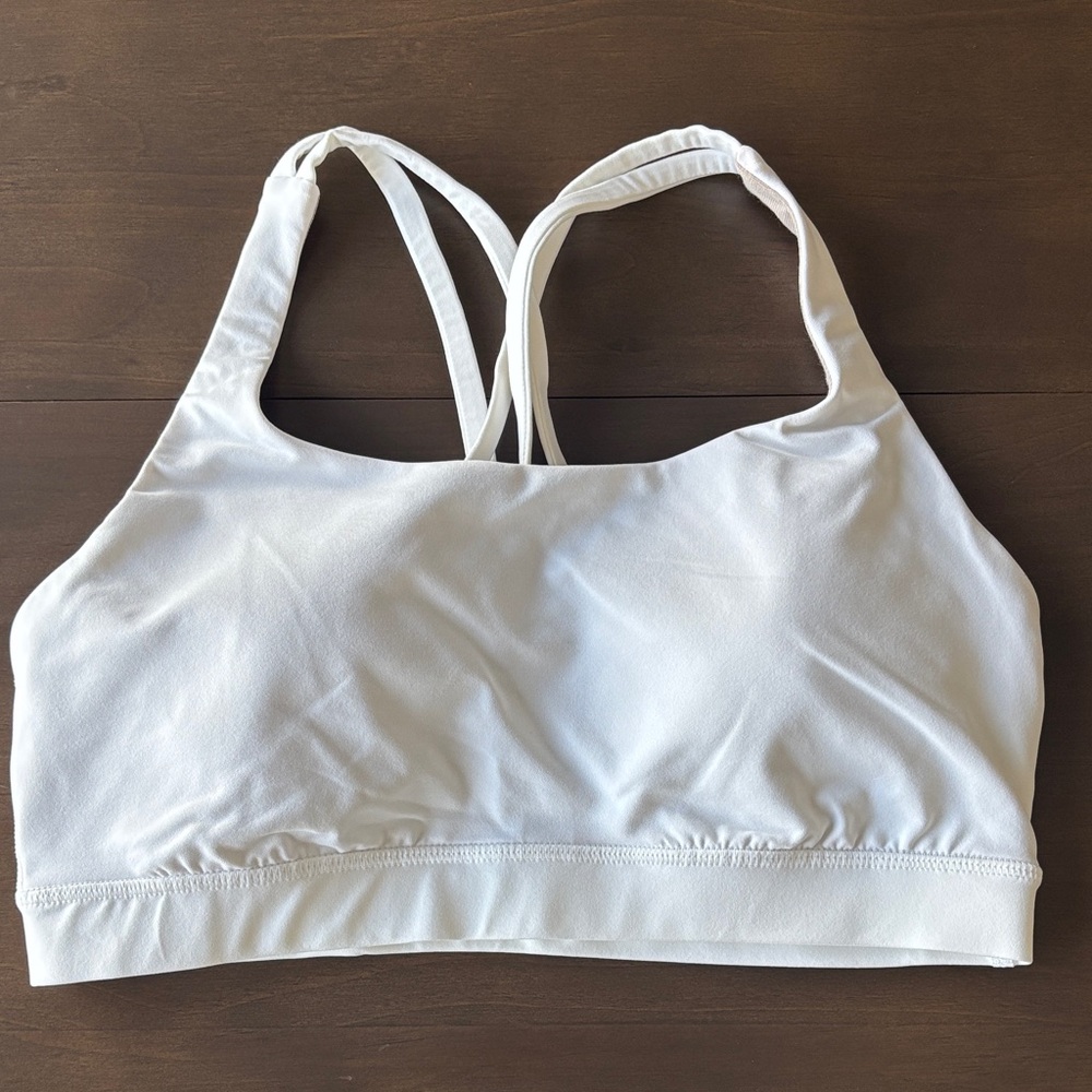 Lululemon Athletica White Sports Bra